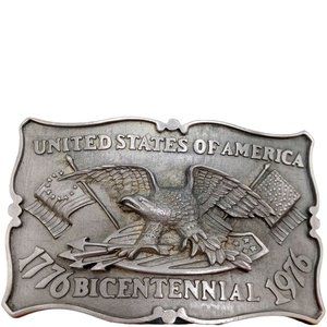 Swiss Miss Hot Chocolate Belt Buckle Cocoa 1976 Bicentennial Limited Edition Ad